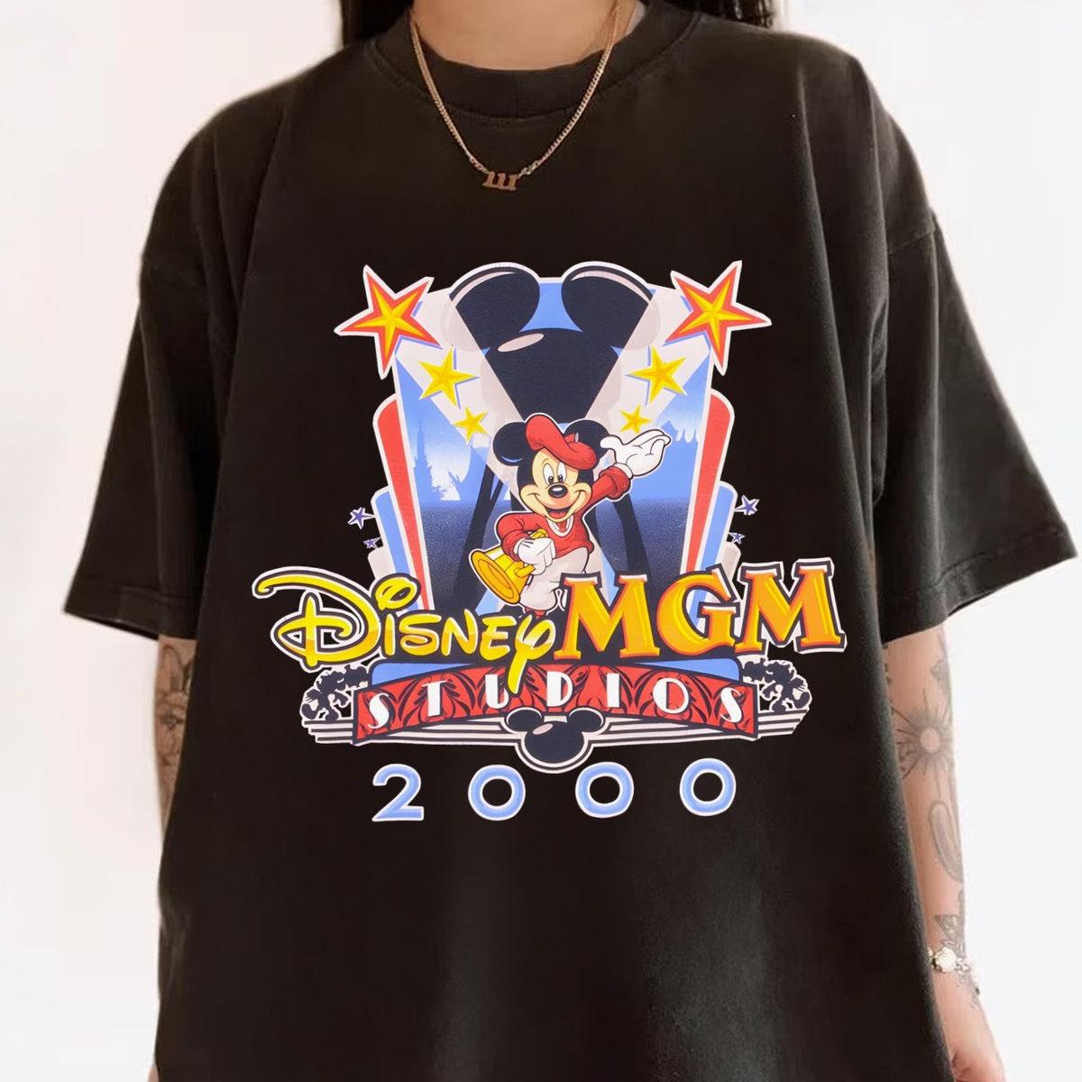 Retro Mickey Mouse Mgm Studios Theme Park Shirt 3