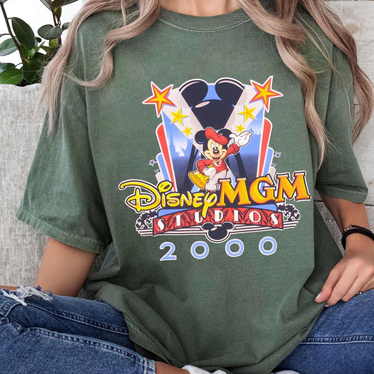 Retro Mickey Mouse Mgm Studios Theme Park Shirt 4