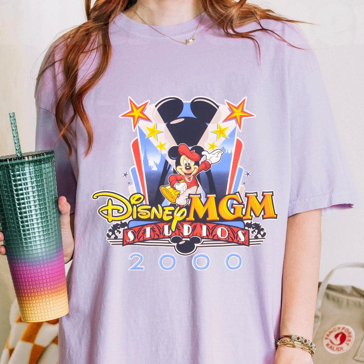 Retro Mickey Mouse Mgm Studios Theme Park Shirt 5