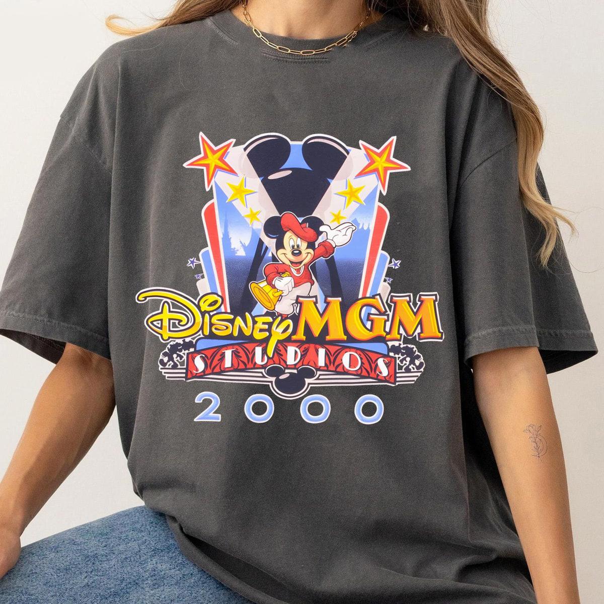 Retro Mickey Mouse Mgm Studios Theme Park Shirt 6