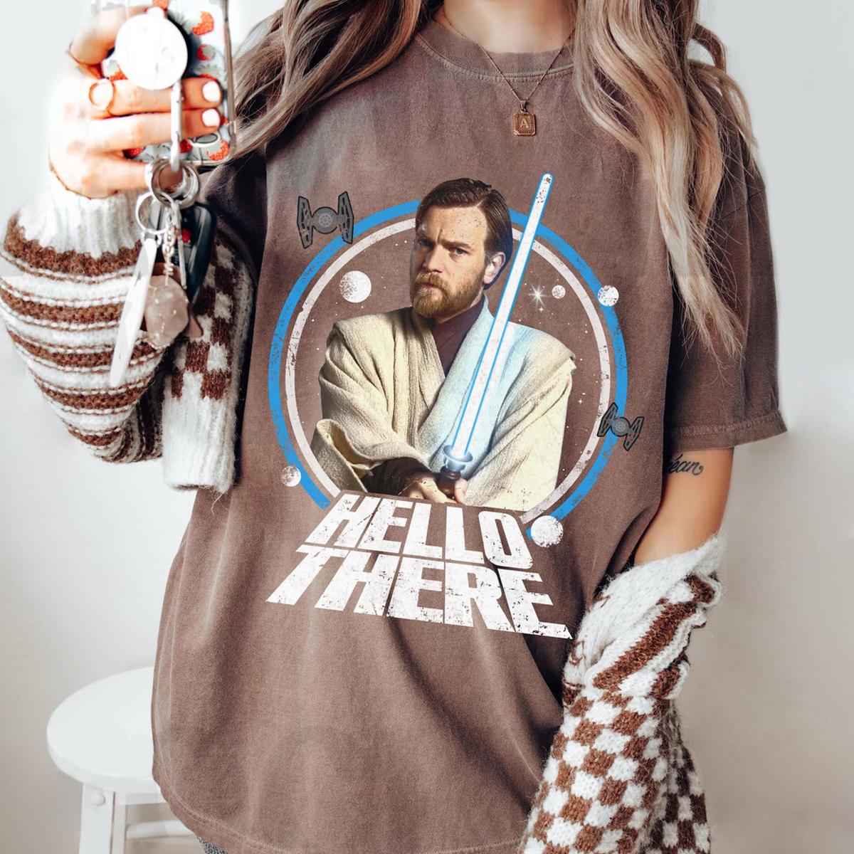 Retro Obi wan Kenobi Hello There Star Wars Shirt 4