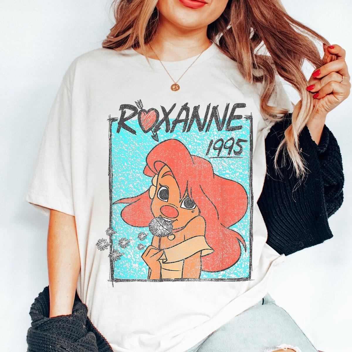 Retro Roxanne Dandelions Portrait A Goofy Movie 1995 Shirt 1