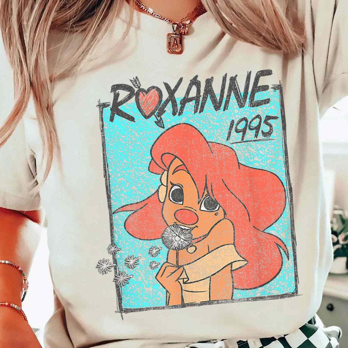 Retro Roxanne Dandelions Portrait A Goofy Movie 1995 Shirt 2