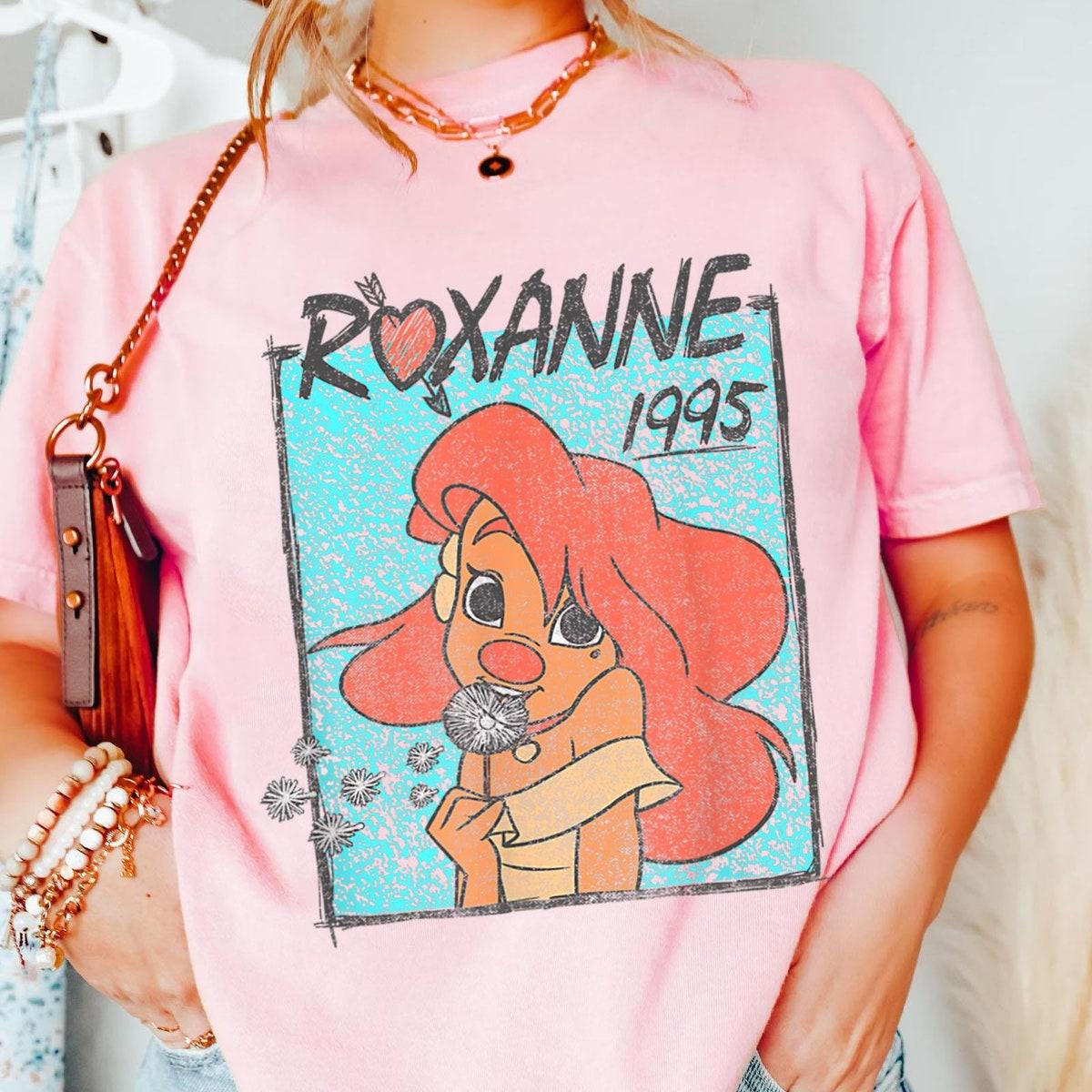 Retro Roxanne Dandelions Portrait A Goofy Movie 1995 Shirt 3