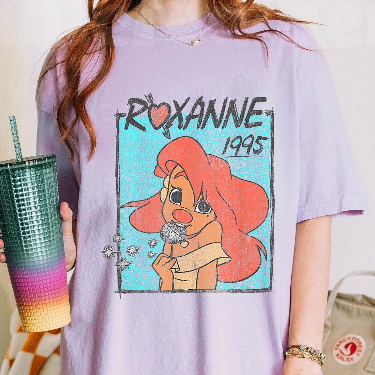 Retro Roxanne Dandelions Portrait A Goofy Movie 1995 Shirt 4