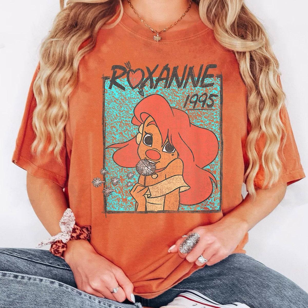 Retro Roxanne Dandelions Portrait A Goofy Movie 1995 Shirt 5