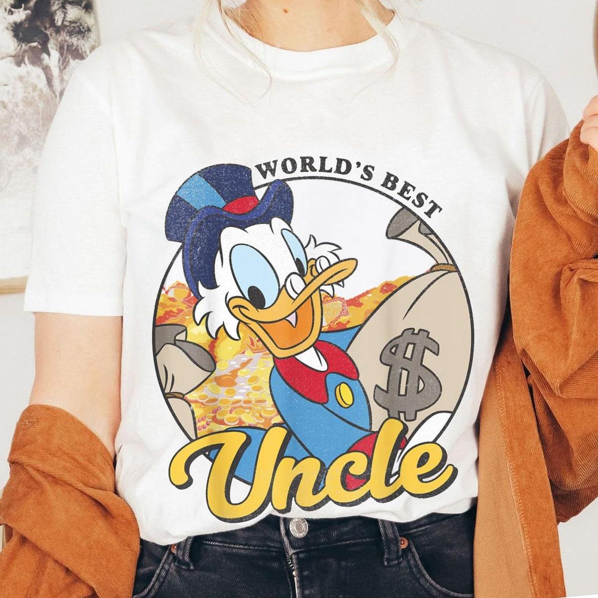 Retro Scrooge Mcduck World's Best Uncle Shirt 1