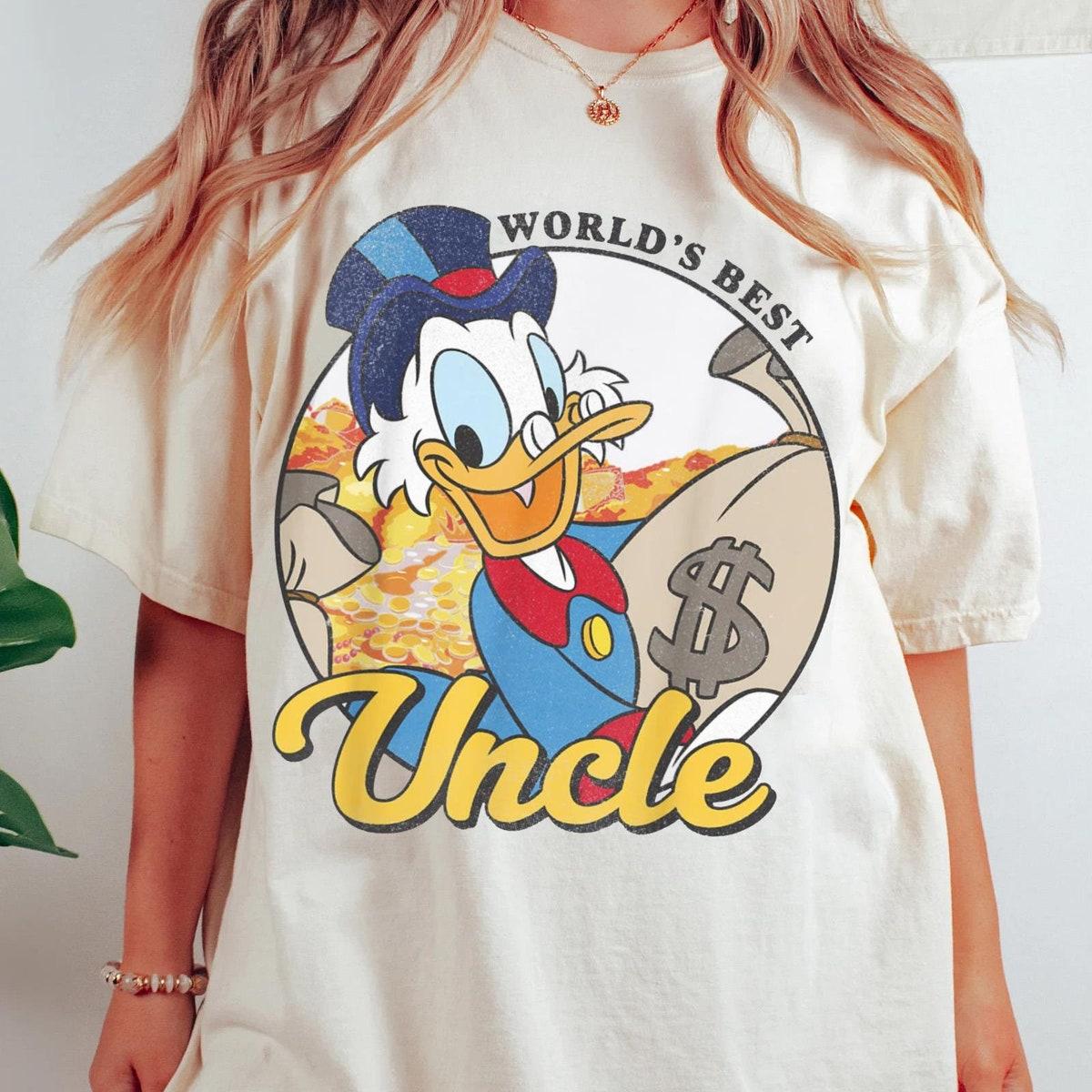 Retro Scrooge Mcduck World's Best Uncle Shirt 2