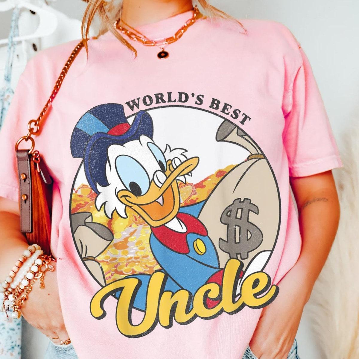 Retro Scrooge Mcduck World's Best Uncle Shirt 3