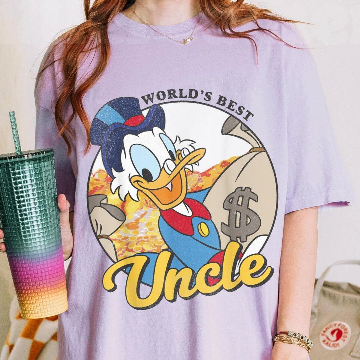 Retro Scrooge Mcduck World's Best Uncle Shirt 4