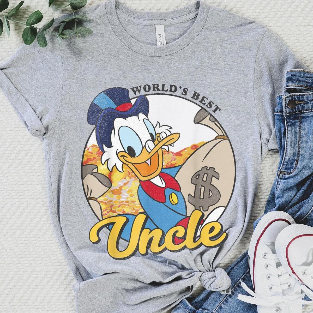 Retro Scrooge Mcduck World's Best Uncle Shirt 5