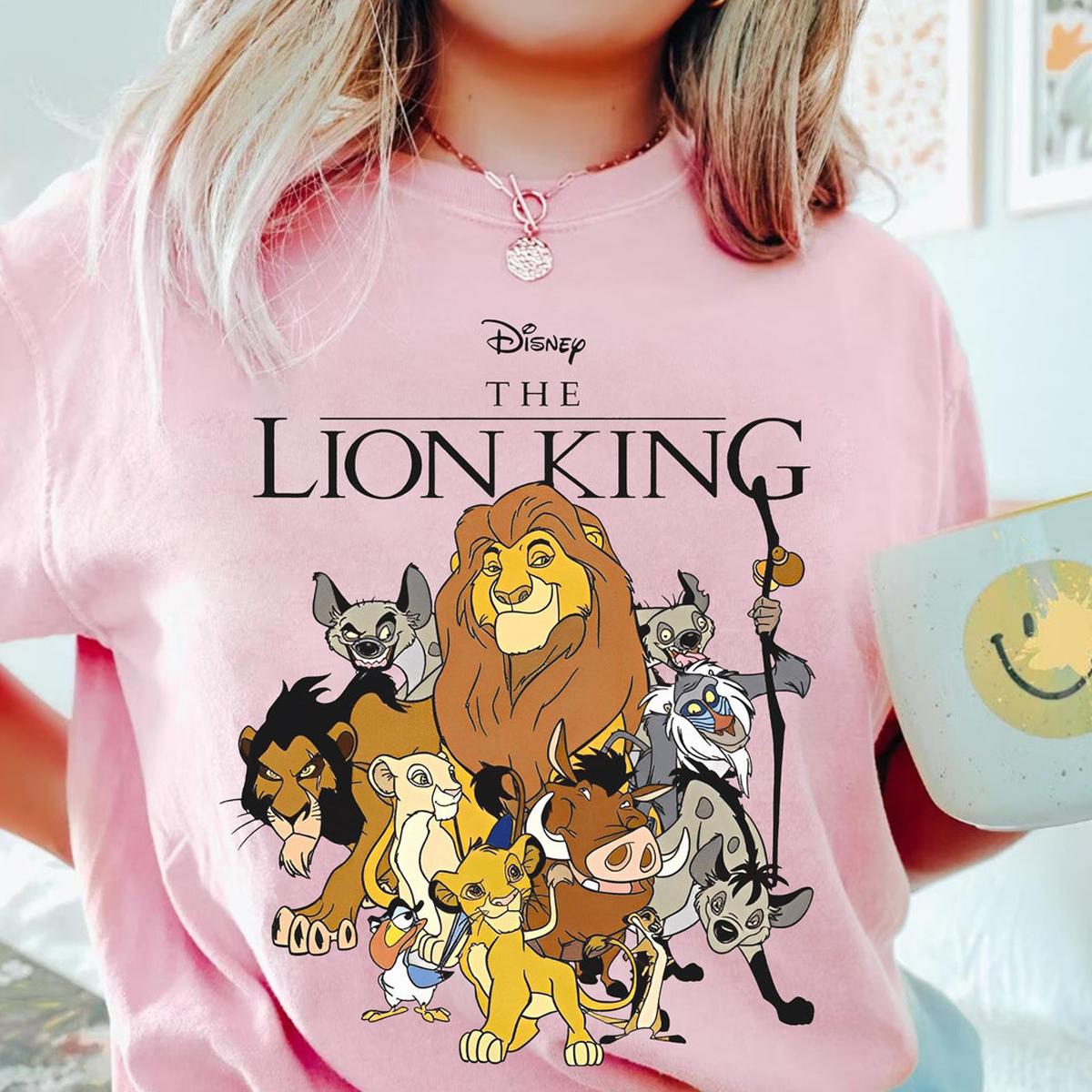 Retro The Lion King Group Characters Shirt 2