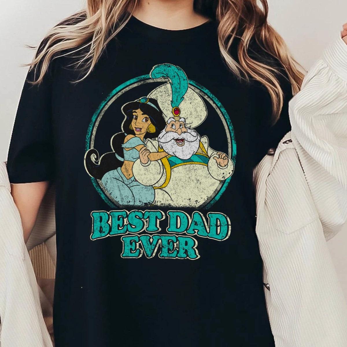 Retro The Sultan And Jasmine Best Dad Ever Shirt 1