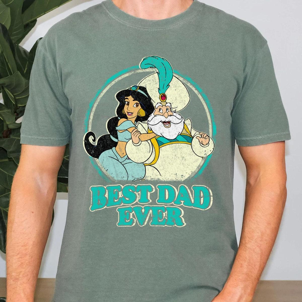 Retro The Sultan And Jasmine Best Dad Ever Shirt 3