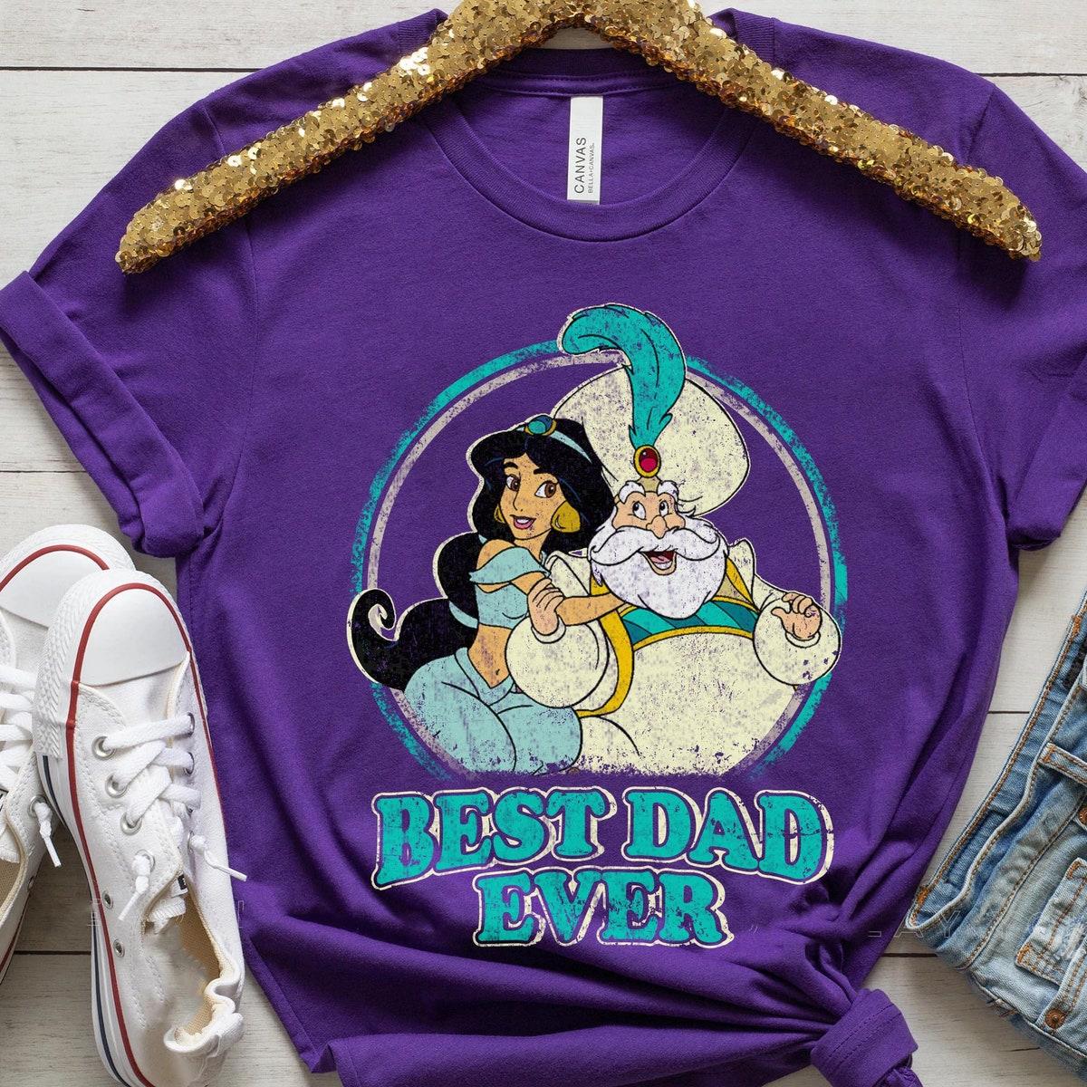 Retro The Sultan And Jasmine Best Dad Ever Shirt 4