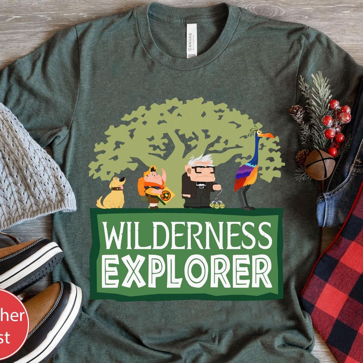 Retro Up Carl Russell Kevin Dug Wilderness Explorer Shirt 5