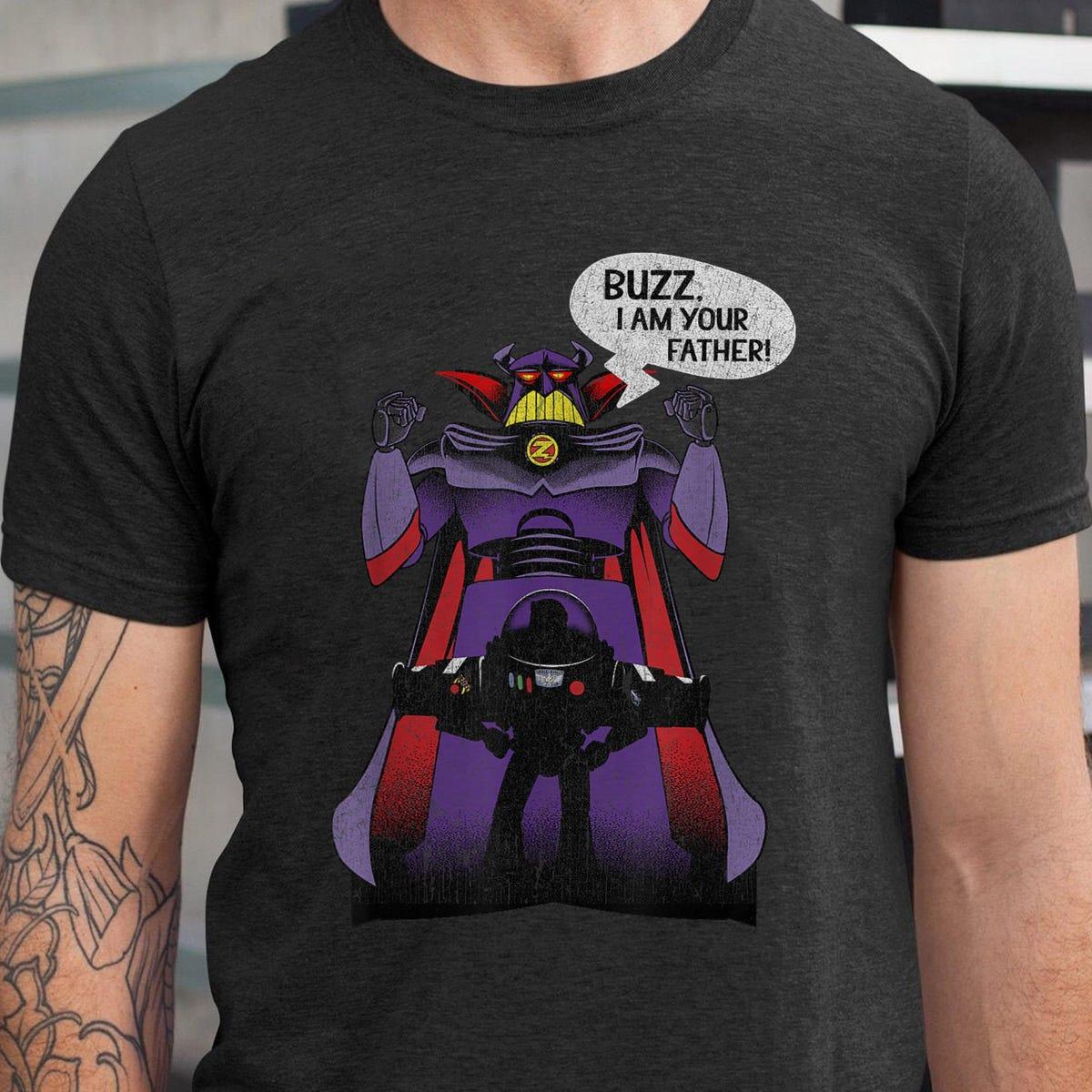 Retro Zurg Buzz Lightyear I Am Your Father Toy Story Disney Dad Shirt 3