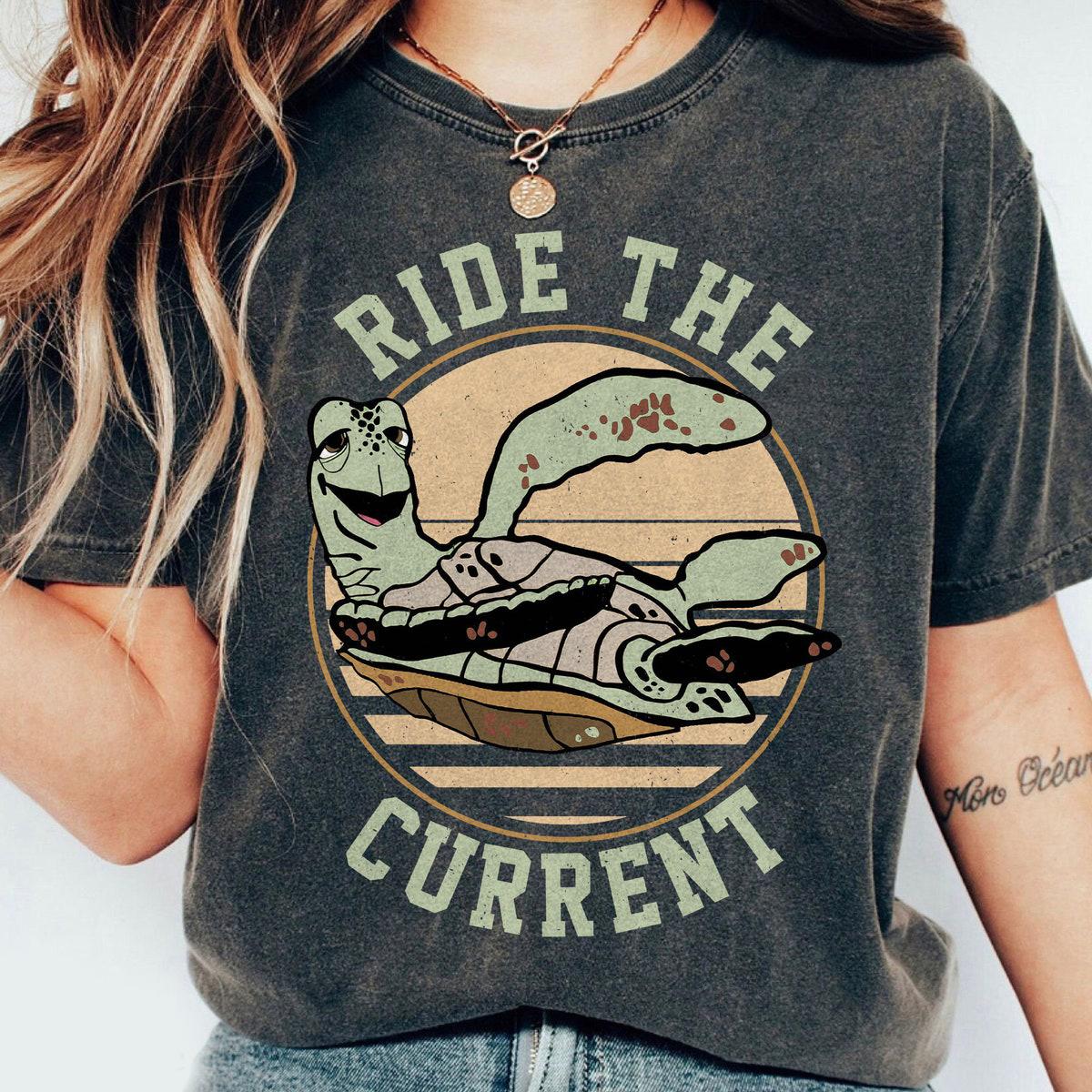 Ride The Current Finding Nemo Earth Day Crush And Squirt Shirt 1