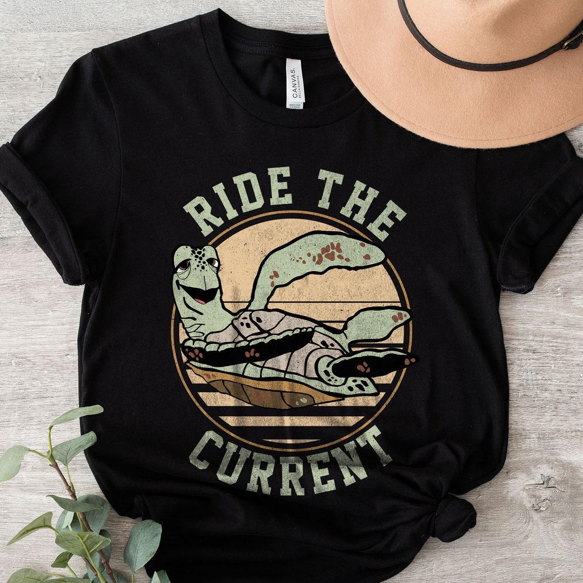 Ride The Current Finding Nemo Earth Day Crush And Squirt Shirt 2