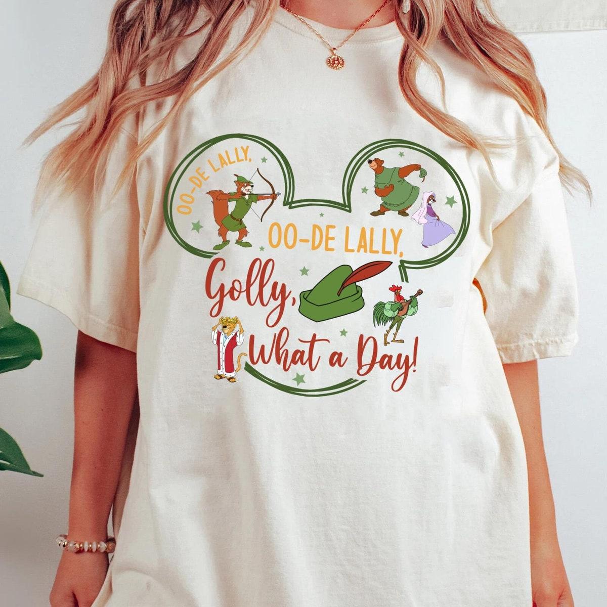 Robin Hood Characters Oo De Lally What A Day Shirt 1