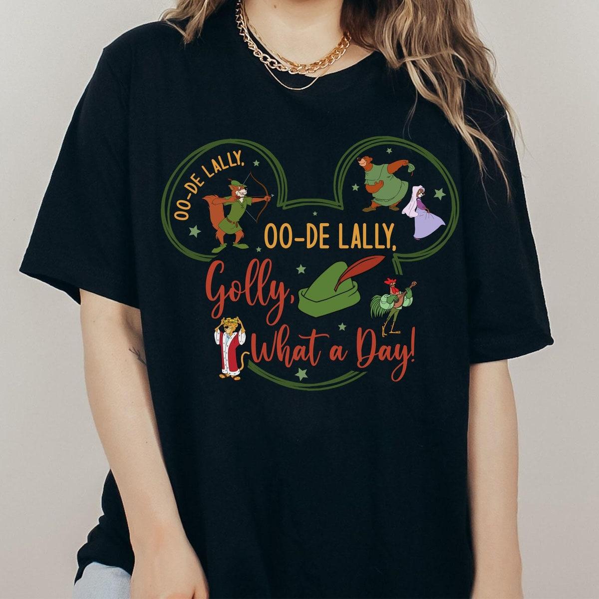 Robin Hood Characters Oo De Lally What A Day Shirt 2