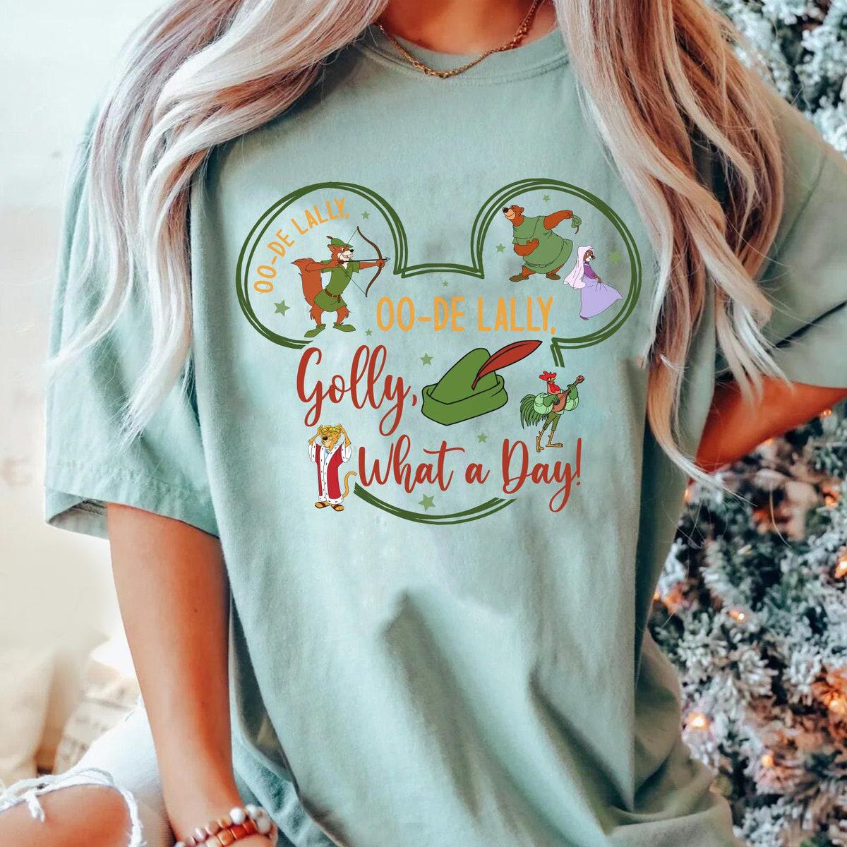 Robin Hood Characters Oo De Lally What A Day Shirt 4