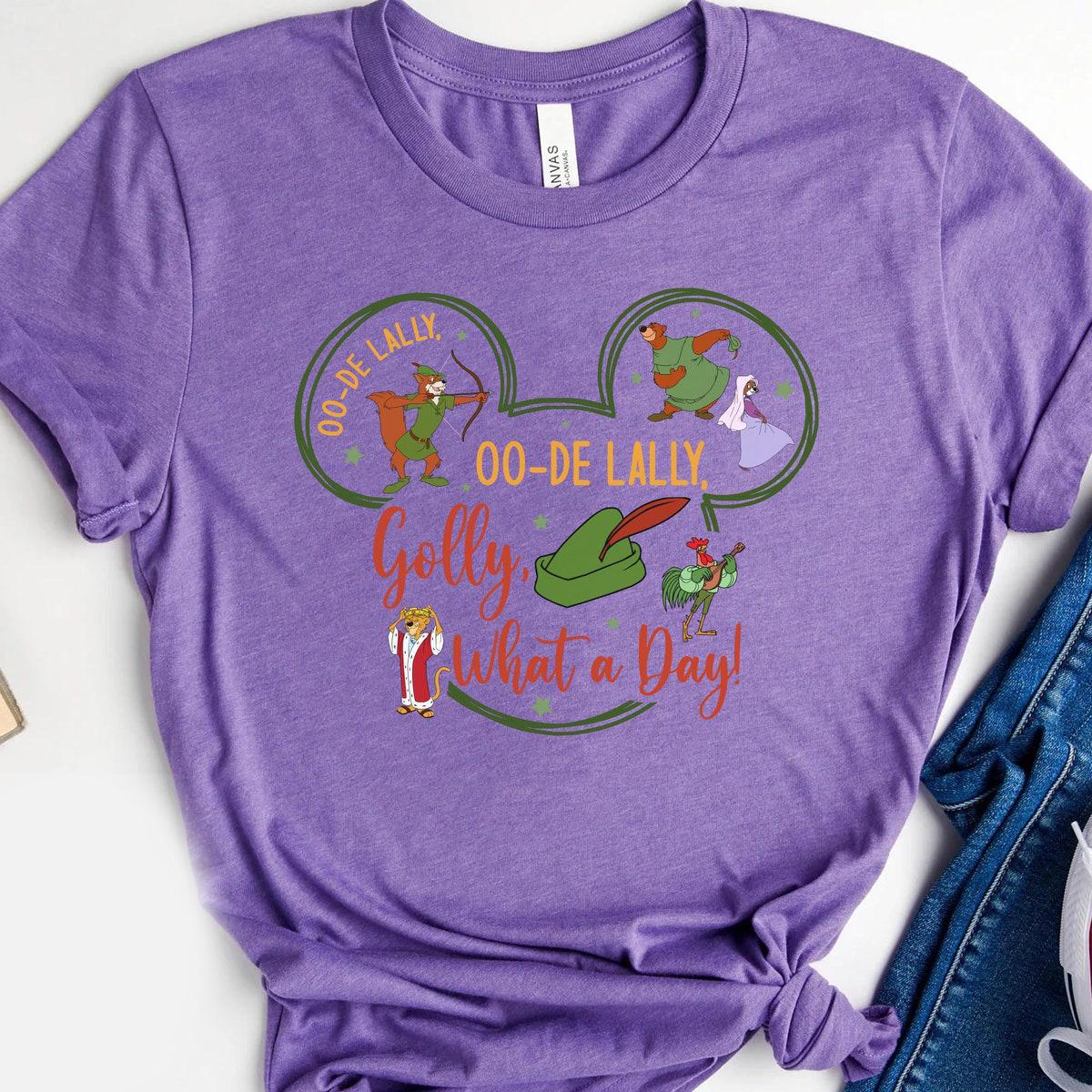 Robin Hood Characters Oo De Lally What A Day Shirt 5