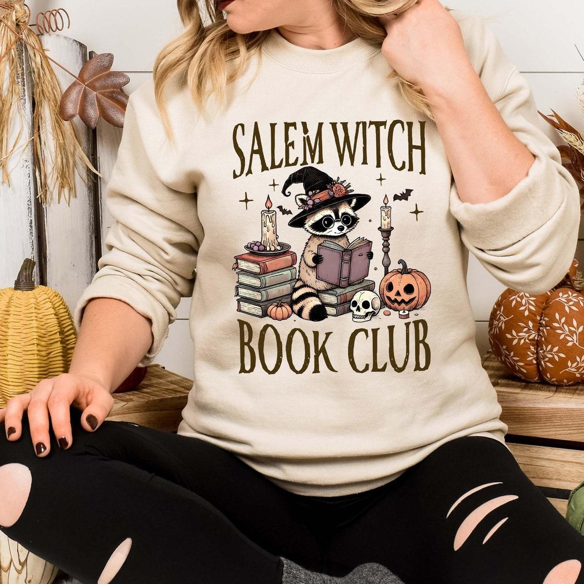 Salem Witch Book Club Halloween Shirt 1