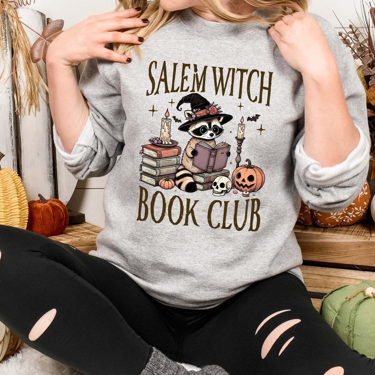 Salem Witch Book Club Halloween Shirt 2