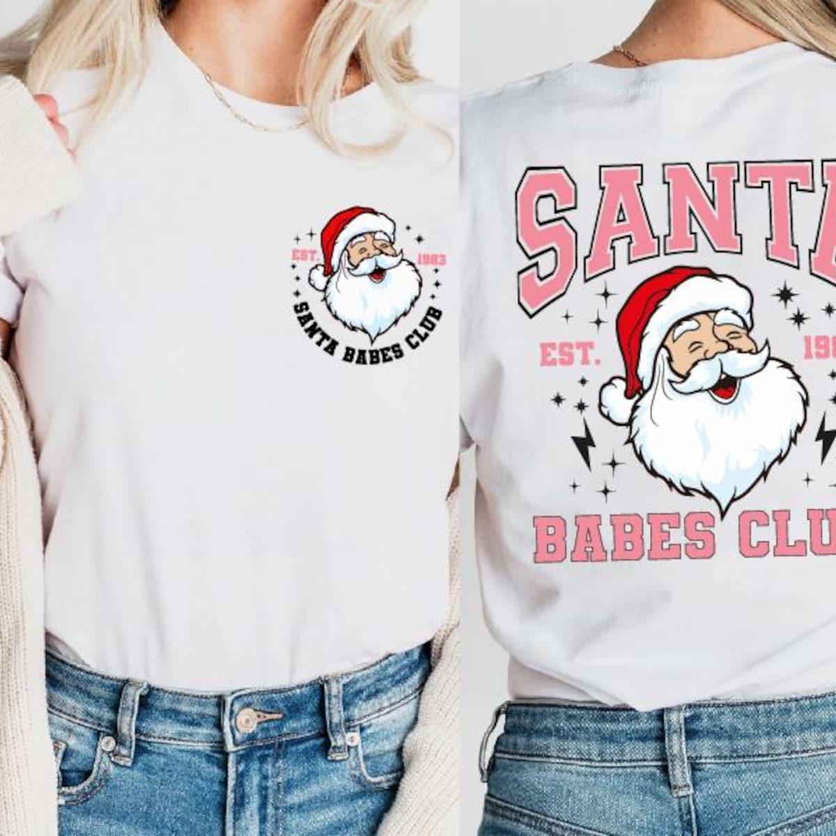 Santa Babes Club Santa Est 1983 Shirt 4