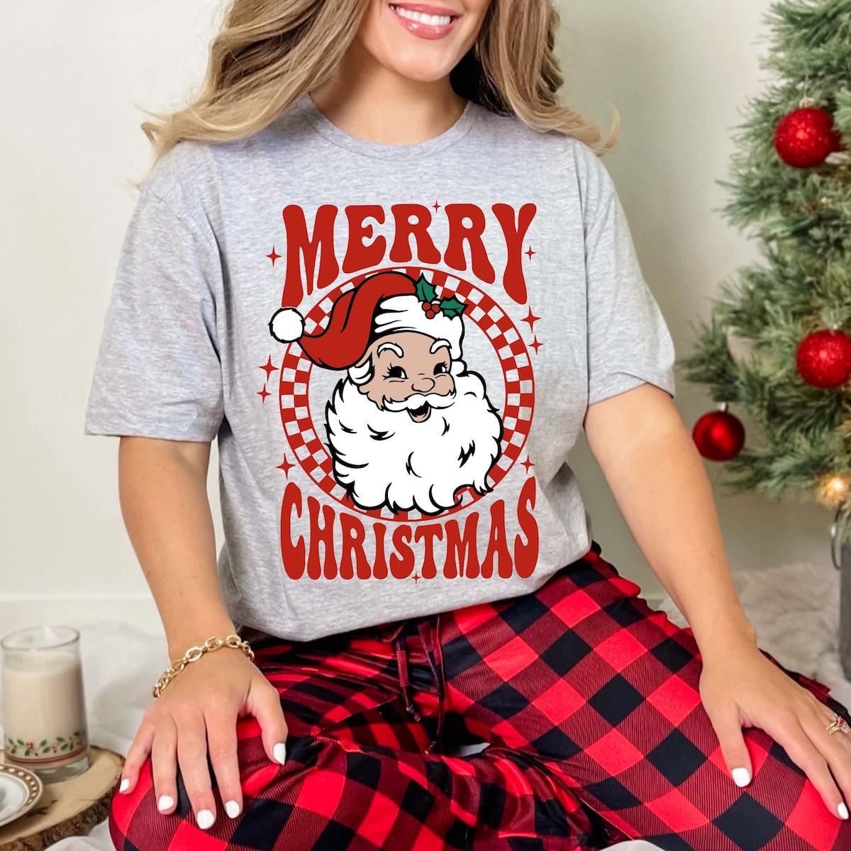 Santa Christmas Family Matching Shirt 2