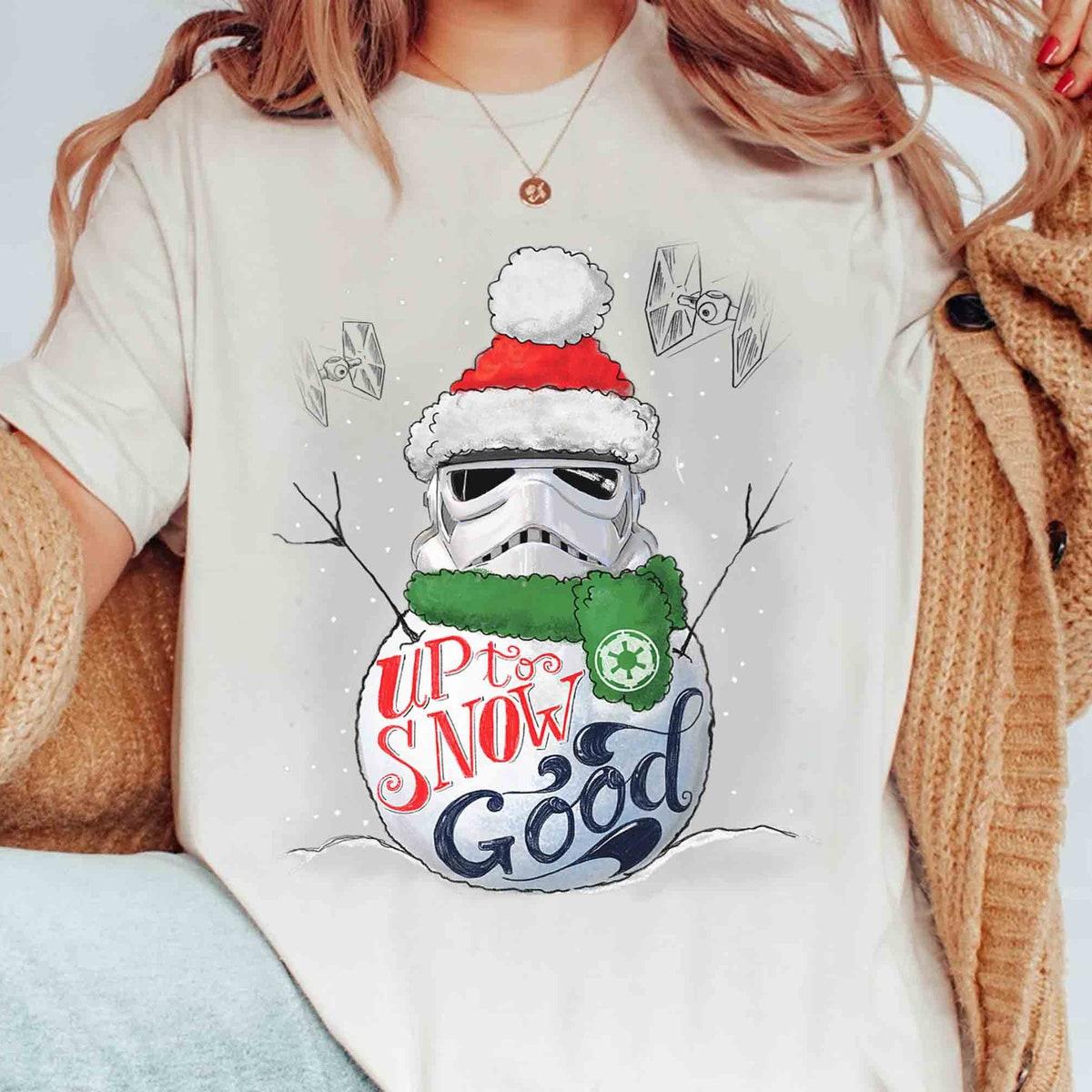 Santa Stormtrooper Up To Snow Good Holiday Christmas Shirt 1