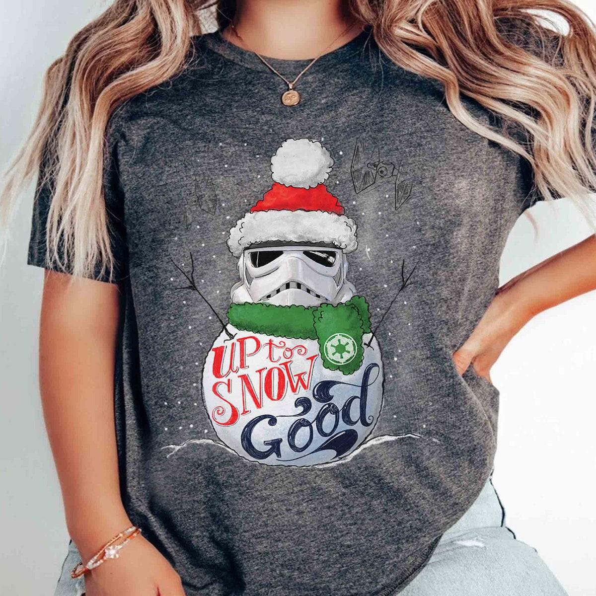 Santa Stormtrooper Up To Snow Good Holiday Christmas Shirt 2