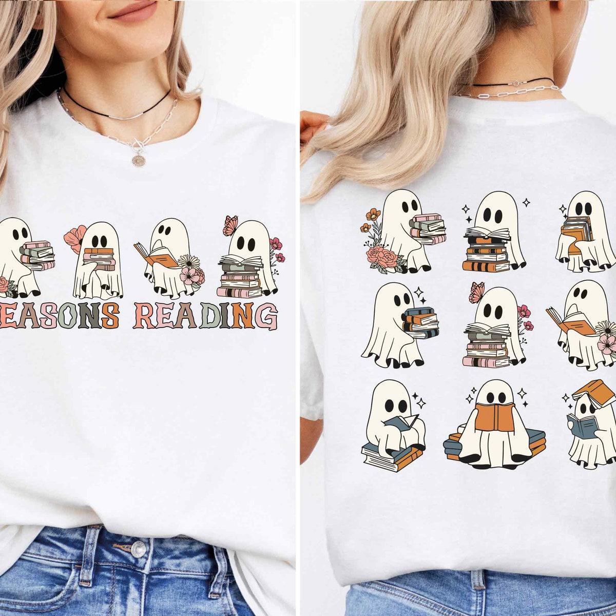 Seasons Reading Ghost Reading Shirt 2