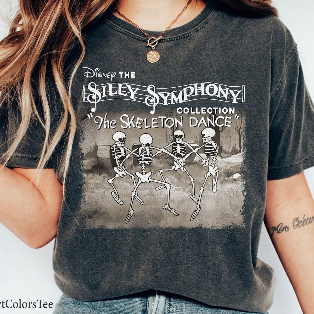 Silly Symphony The Skeleton Dance Vintage Halloween Shirt 3