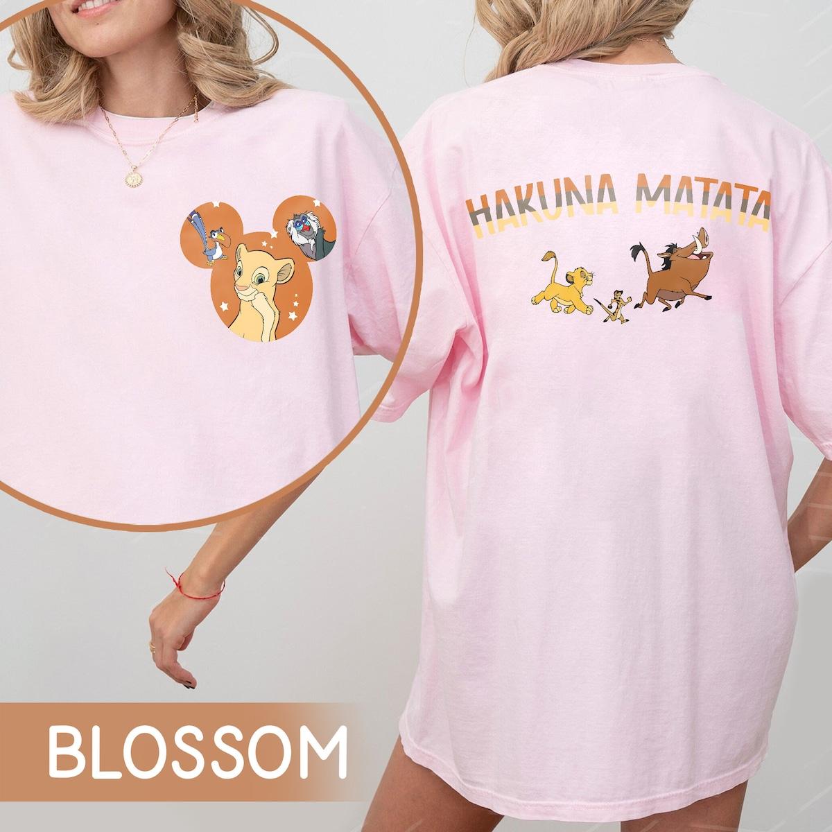 Simba Timon Pumbaa Hakuna Matata The Lion King Shirt 3