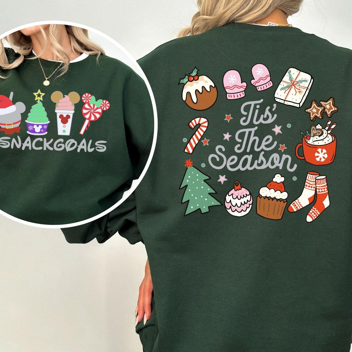 Snackgoals Christmas Tis The Season Christmas Snacks Shirt 1