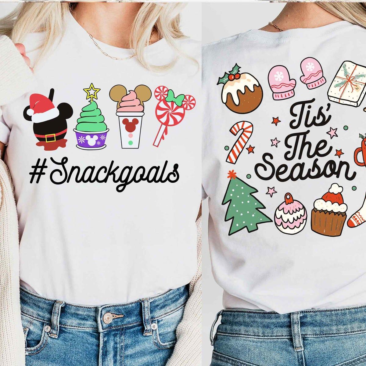 Snackgoals Tis The Season Christmas Snacks Shirt 2