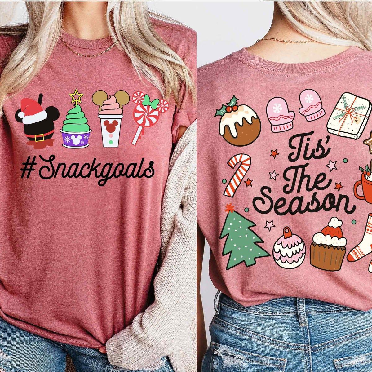 Snackgoals Tis The Season Christmas Snacks Shirt 4