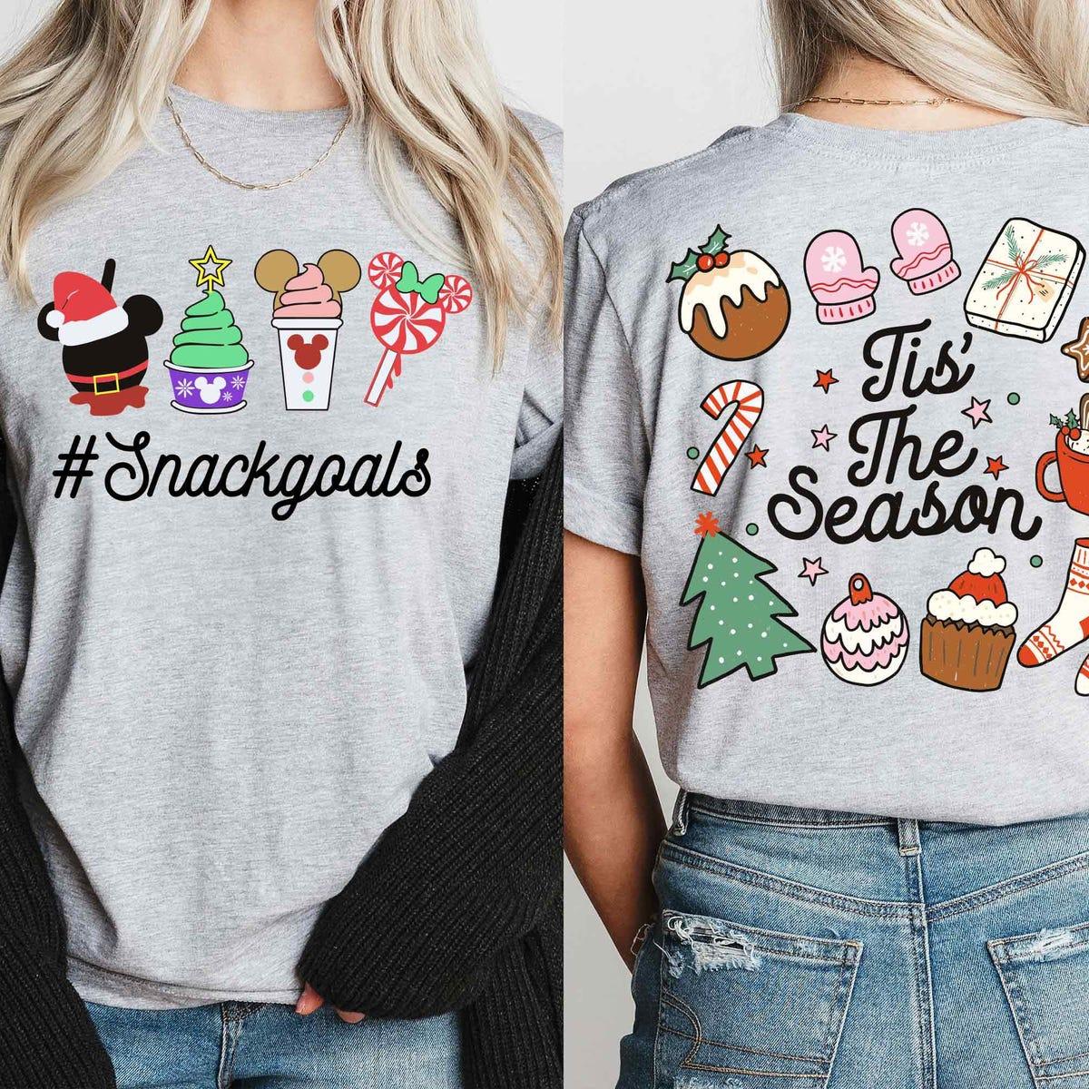 Snackgoals Tis The Season Christmas Snacks Shirt 5