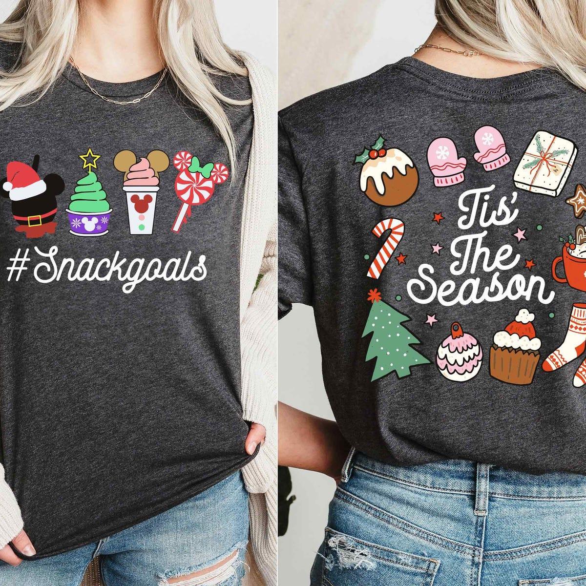 Snackgoals Tis The Season Christmas Snacks Shirt 6