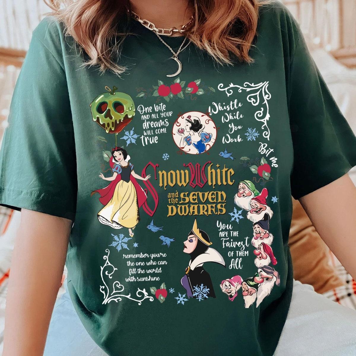 Snow White And Seven Dwarfs Fairest Of Them All Shirt 3