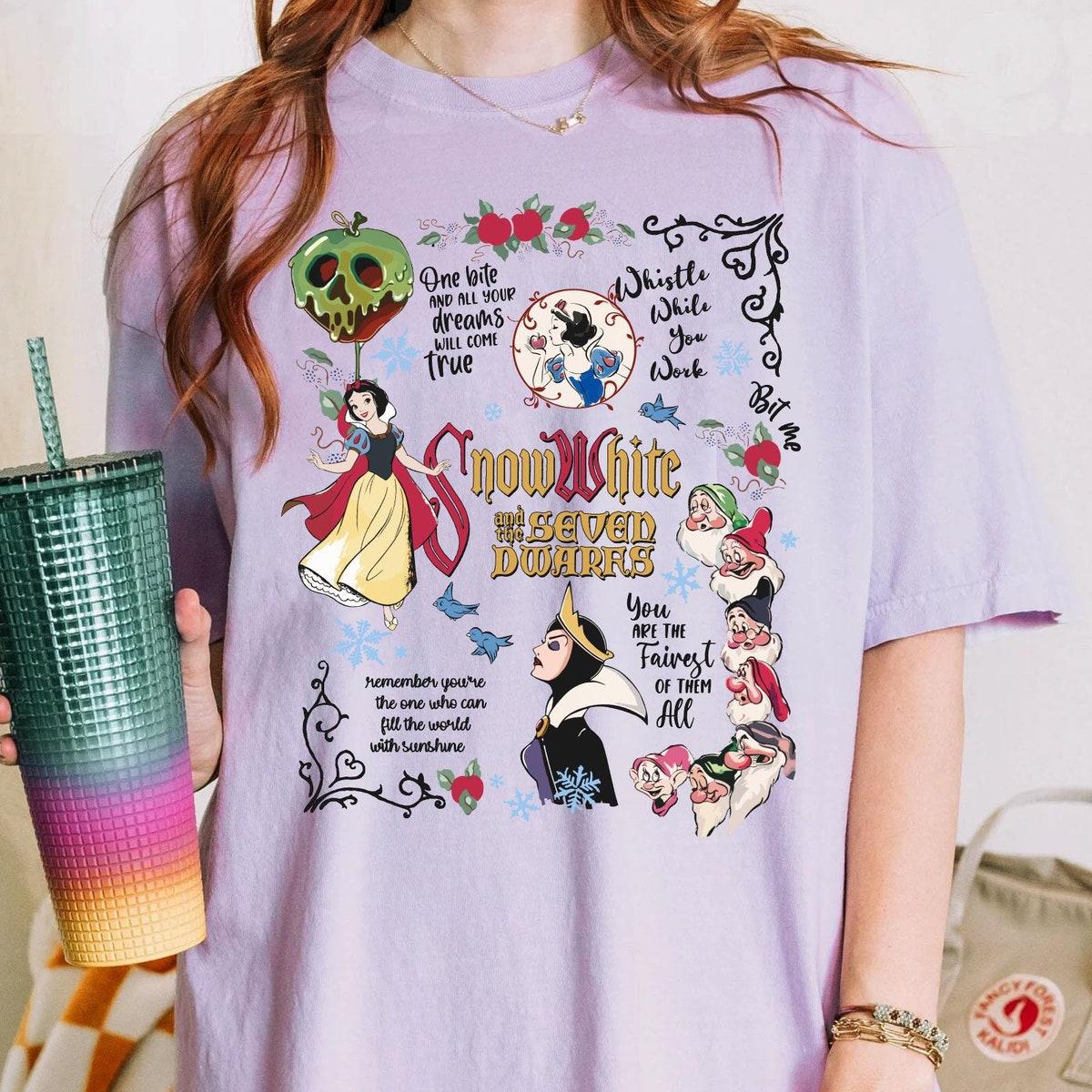 Snow White And Seven Dwarfs Fairest Of Them All Shirt 4