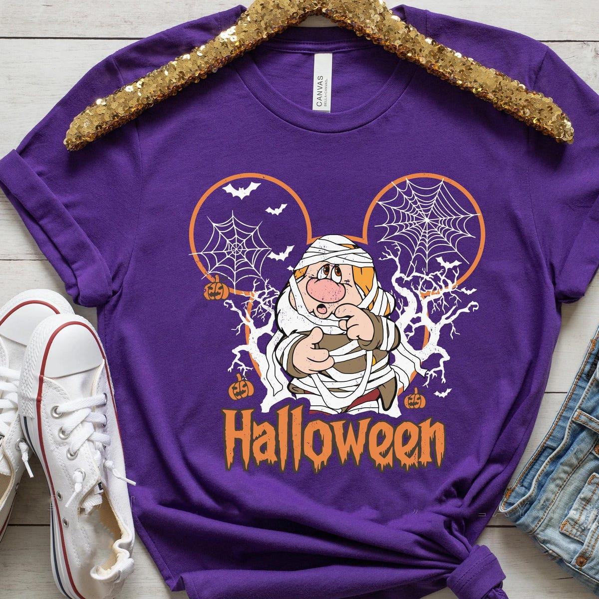 Snow White Seven Dwarfs Mickey Ears Halloween Matching Shirt 6