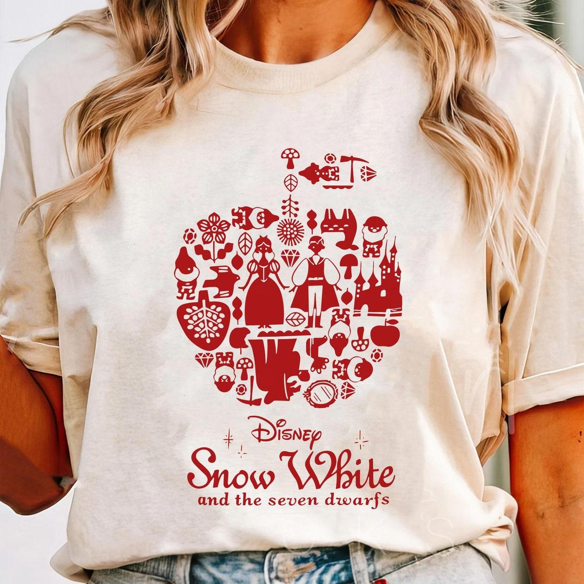 Snow White Seven Dwarfs Red Foil Shirt 1