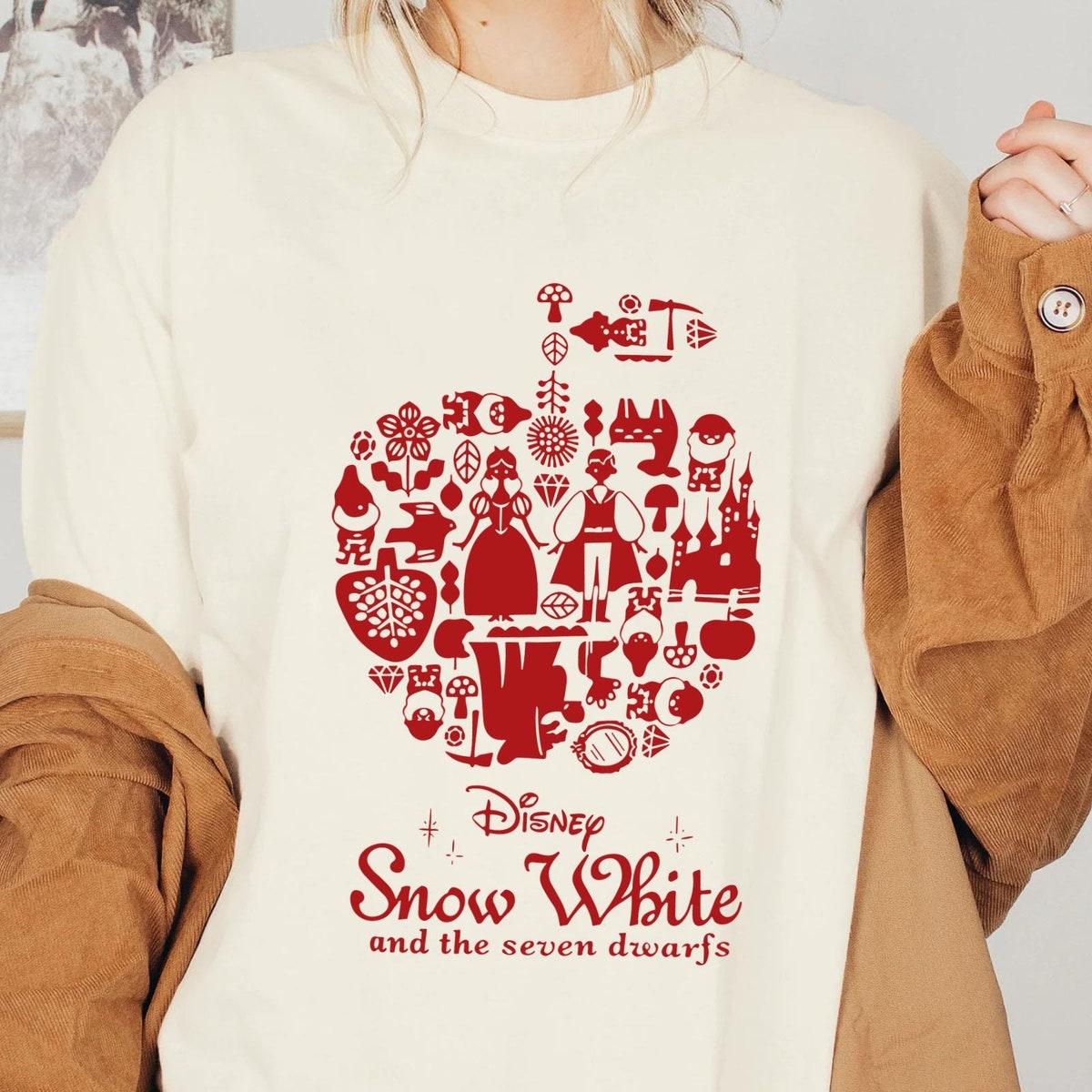 Snow White Seven Dwarfs Red Foil Shirt 2