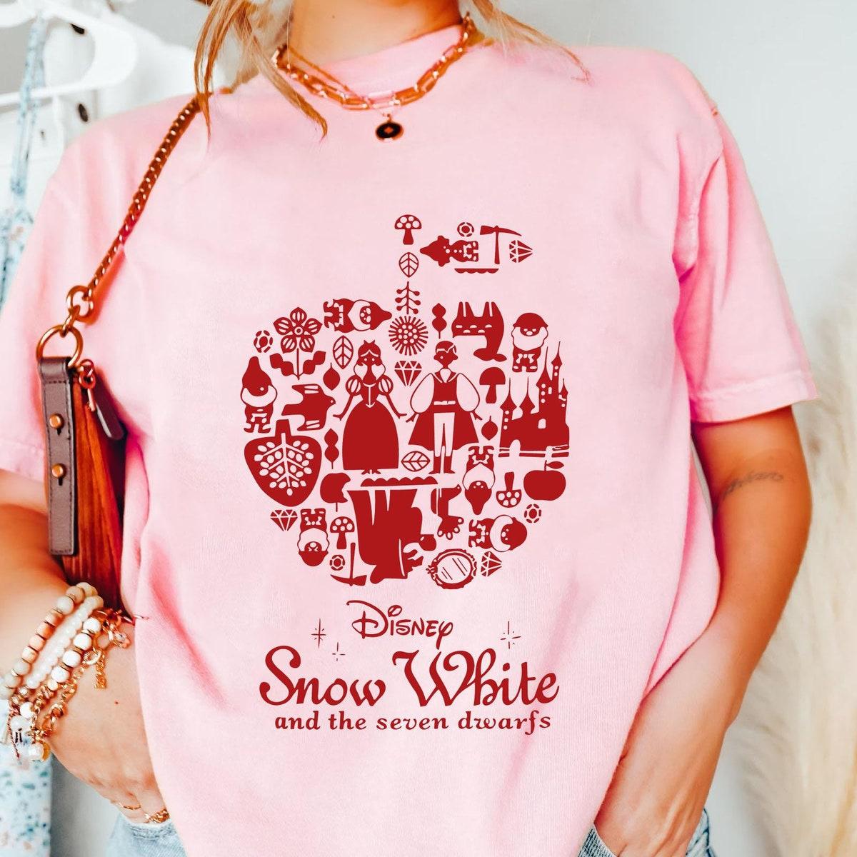 Snow White Seven Dwarfs Red Foil Shirt 3