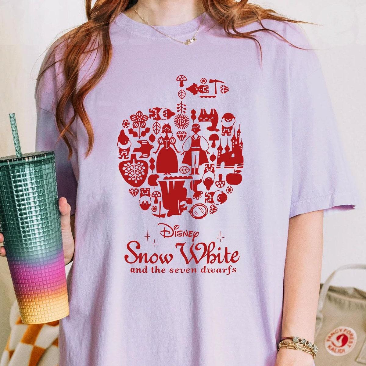 Snow White Seven Dwarfs Red Foil Shirt 5