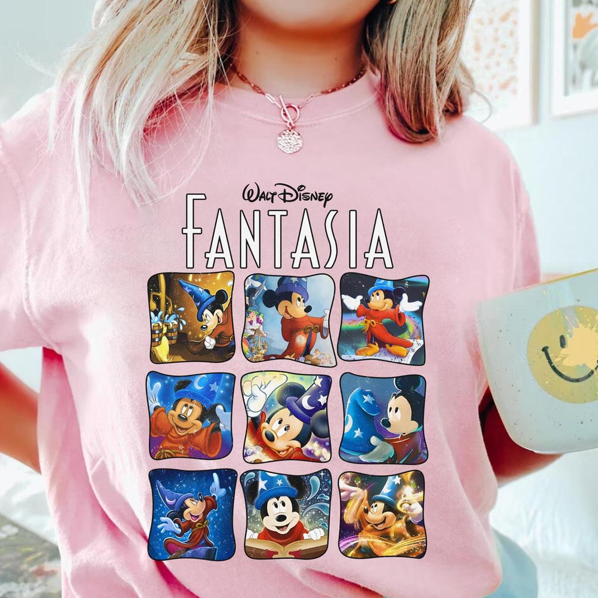 Sorcerer Mickey Mouse Fantasia Shirt 5