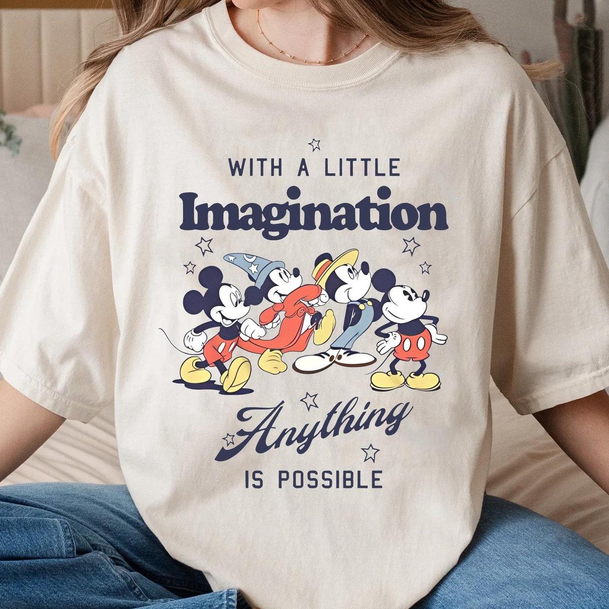 Sorcerer Mickey With A Little Imagination Anything Is Possible Shirt 1